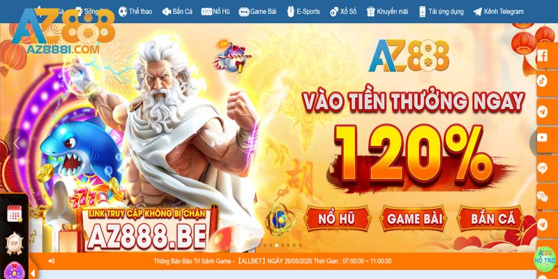 AZ888 - LINK VÀO AZ888 LAS VEGAS + 888K 243 Giới thiệu nhà cái AZ888 uy tín hàng đầu
